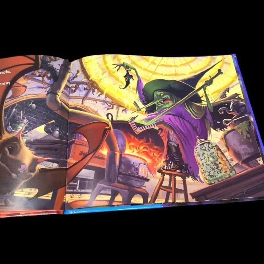Halloween Night Hardbound Book For Kids Ages 5-9 Gorgeous‎ Artwork Rhyming Text